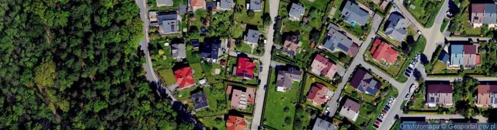 Zdjęcie satelitarne Srebrna ul.