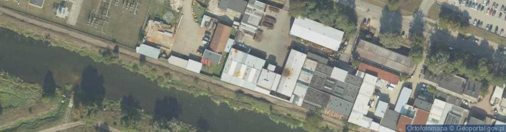 Zdjęcie satelitarne Srebrna ul.