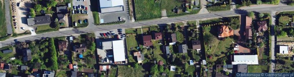 Zdjęcie satelitarne Srebrna ul.