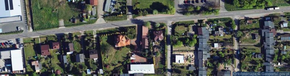 Zdjęcie satelitarne Srebrna ul.