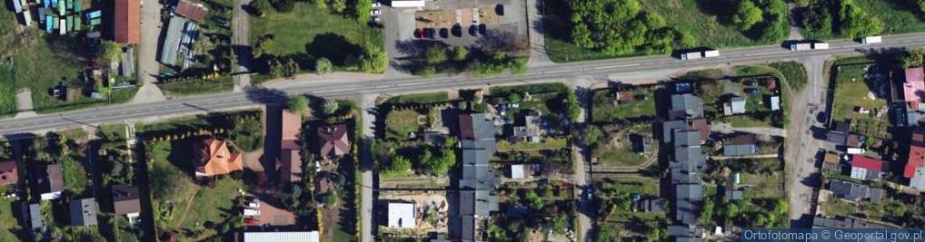 Zdjęcie satelitarne Srebrna ul.