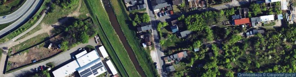 Zdjęcie satelitarne Srebrna ul.