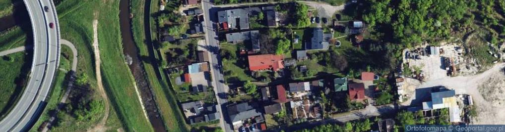Zdjęcie satelitarne Srebrna ul.