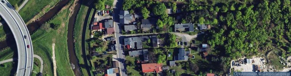 Zdjęcie satelitarne Srebrna ul.