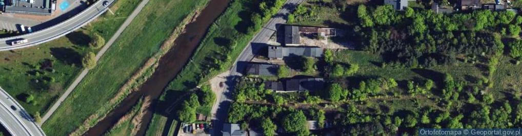 Zdjęcie satelitarne Srebrna ul.