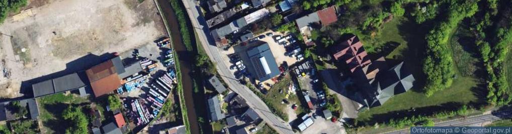 Zdjęcie satelitarne Srebrna ul.