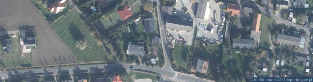 Zdjęcie satelitarne Środkowa ul.