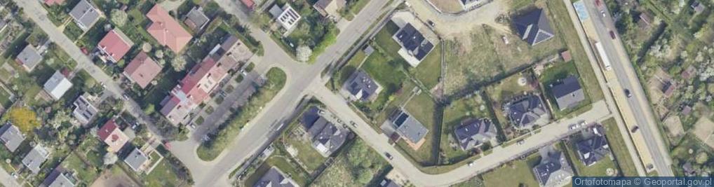 Zdjęcie satelitarne Srebrna ul.