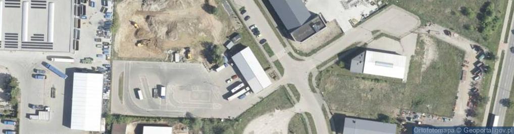 Zdjęcie satelitarne Srebrna ul.