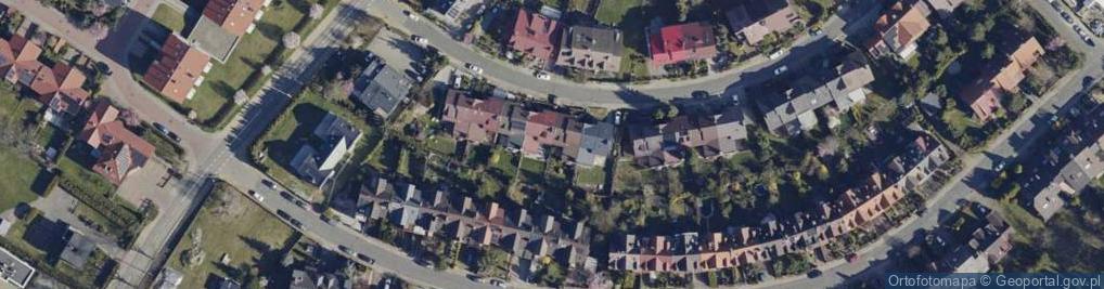 Zdjęcie satelitarne Srebrna ul.