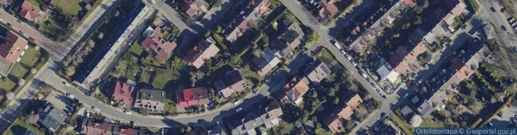 Zdjęcie satelitarne Srebrna ul.