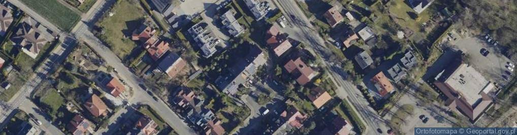 Zdjęcie satelitarne Srebrna ul.