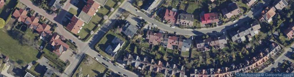 Zdjęcie satelitarne Srebrna ul.