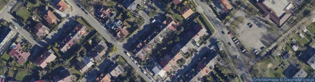 Zdjęcie satelitarne Srebrna ul.