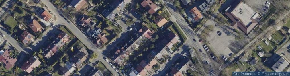 Zdjęcie satelitarne Srebrna ul.