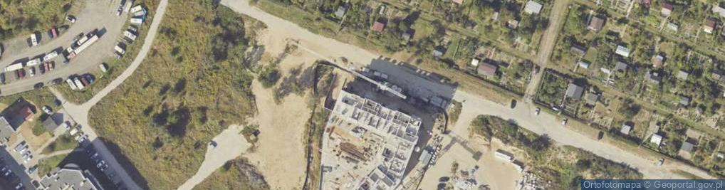 Zdjęcie satelitarne Srebrna ul.