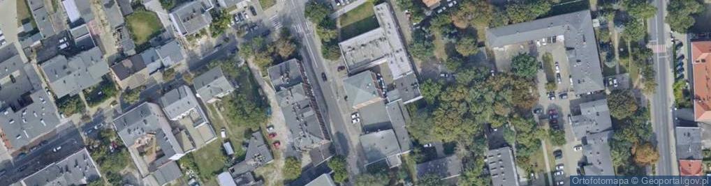 Zdjęcie satelitarne Średnia ul.