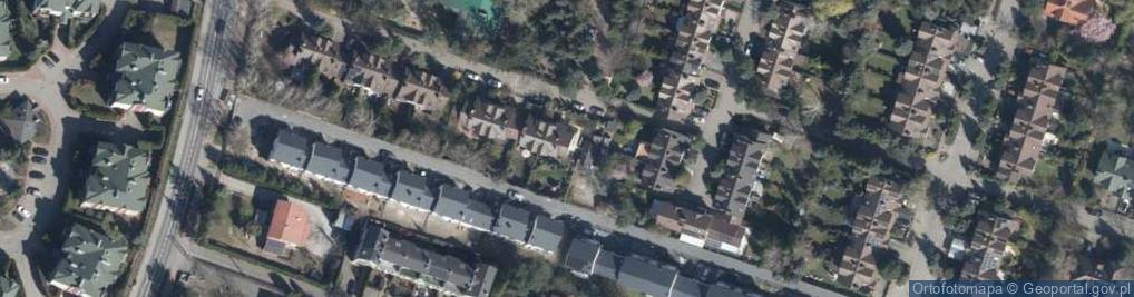 Zdjęcie satelitarne Srebrnych Świerków ul.