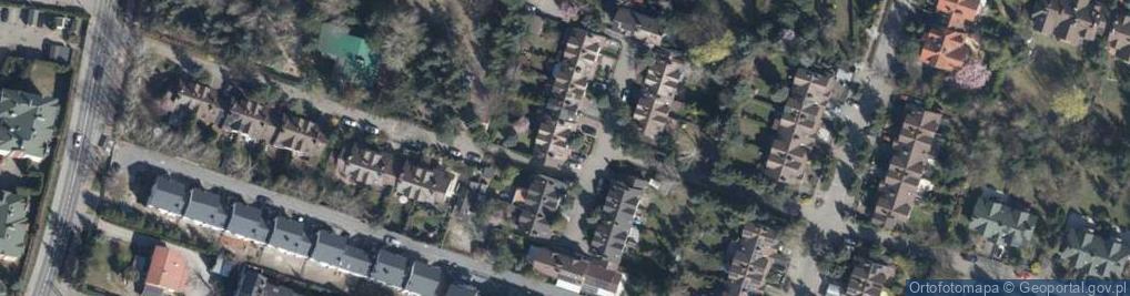 Zdjęcie satelitarne Srebrnych Świerków ul.