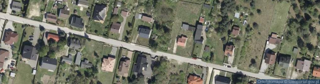 Zdjęcie satelitarne Srebrna ul.