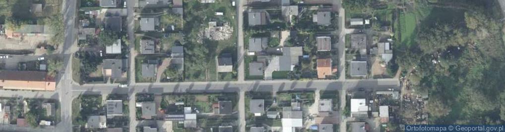 Zdjęcie satelitarne Srebrna ul.