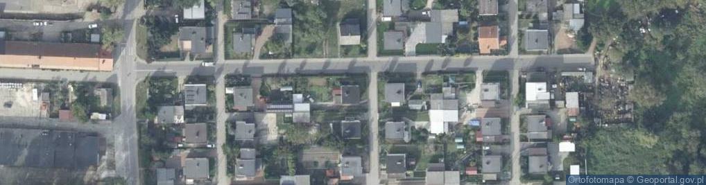 Zdjęcie satelitarne Srebrna ul.