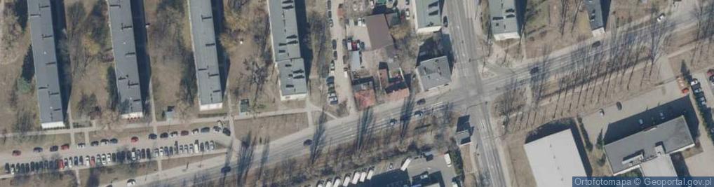 Zdjęcie satelitarne Srebrzyńska ul.