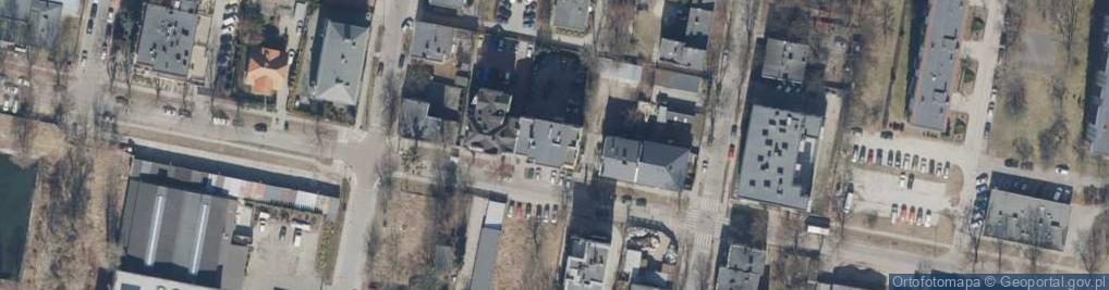 Zdjęcie satelitarne Srebrna ul.