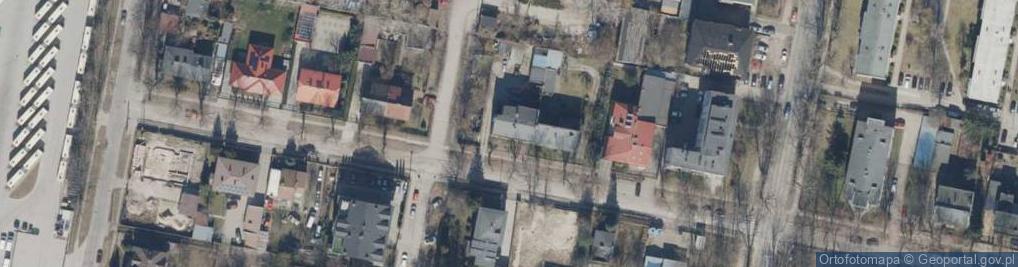 Zdjęcie satelitarne Srebrna ul.
