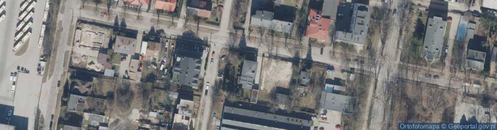 Zdjęcie satelitarne Srebrna ul.