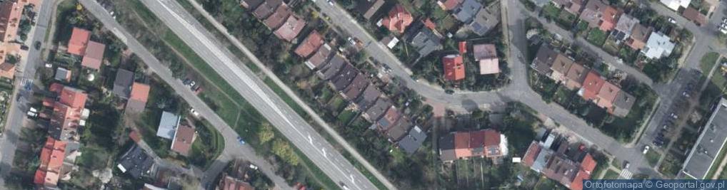 Zdjęcie satelitarne Srebrna ul.
