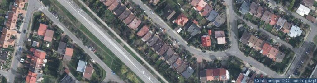 Zdjęcie satelitarne Srebrna ul.