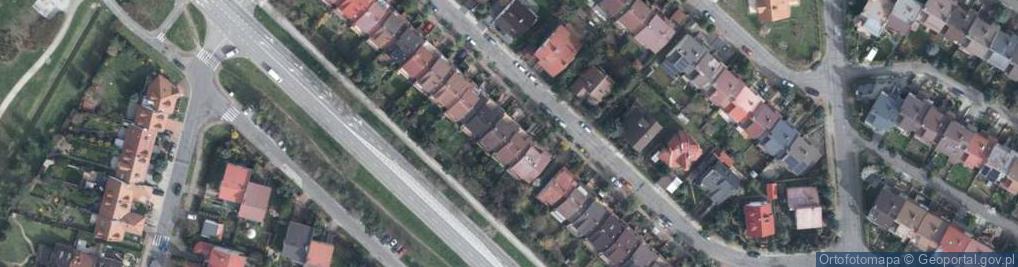 Zdjęcie satelitarne Srebrna ul.