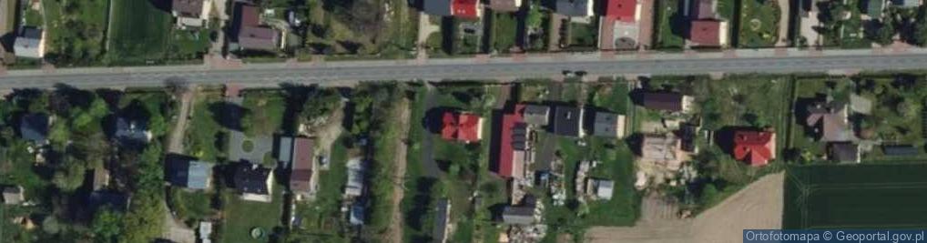 Zdjęcie satelitarne Srebrna ul.