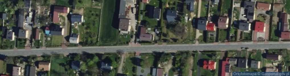Zdjęcie satelitarne Srebrna ul.