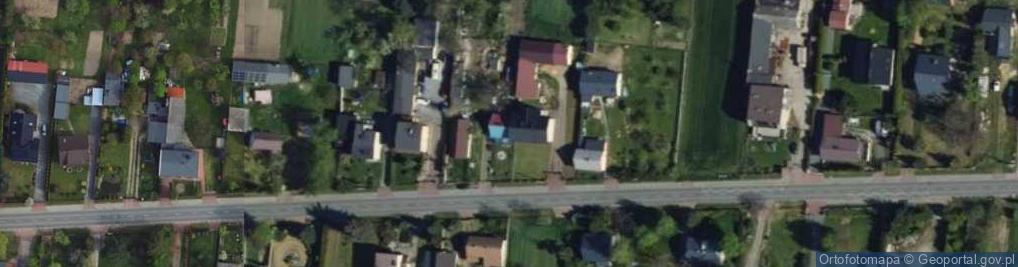 Zdjęcie satelitarne Srebrna ul.