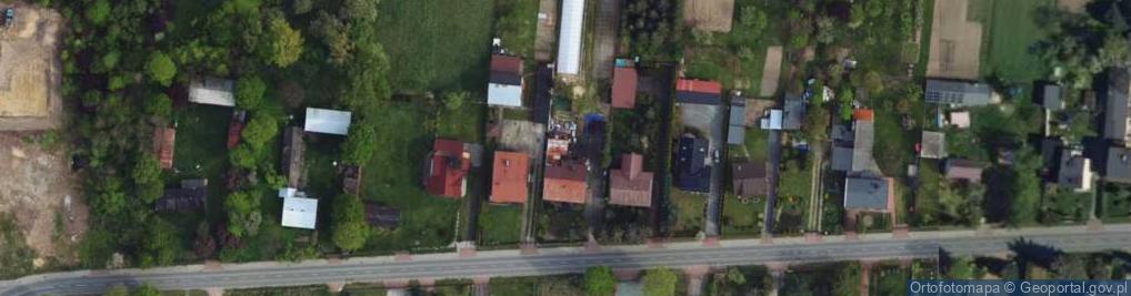 Zdjęcie satelitarne Srebrna ul.