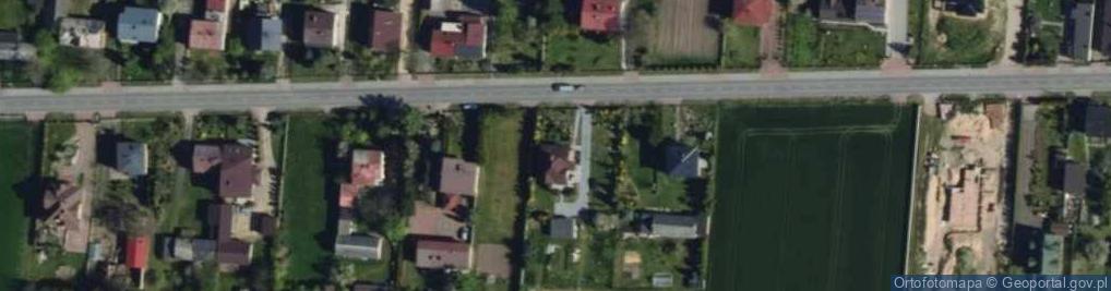 Zdjęcie satelitarne Srebrna ul.