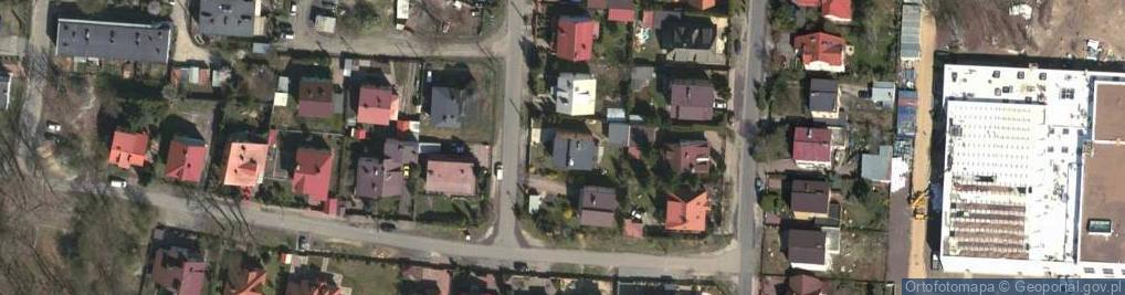 Zdjęcie satelitarne Srebrna ul.