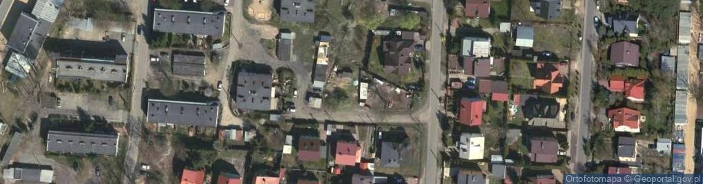 Zdjęcie satelitarne Srebrna ul.