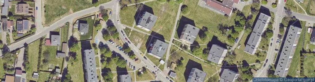 Zdjęcie satelitarne Srebrna ul.