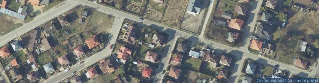 Zdjęcie satelitarne Srebrna ul.