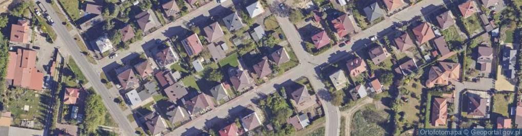Zdjęcie satelitarne Srebrna ul.