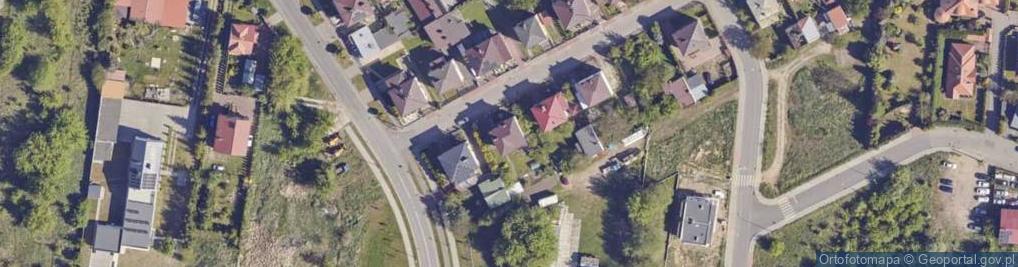 Zdjęcie satelitarne Srebrna ul.