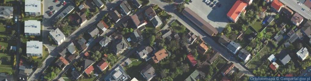 Zdjęcie satelitarne Średnia ul.