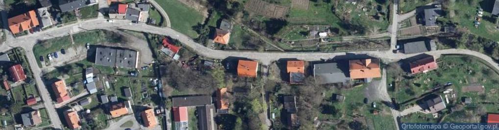 Zdjęcie satelitarne Srebrna ul.