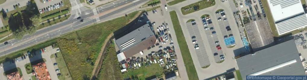 Zdjęcie satelitarne Srebrna ul.