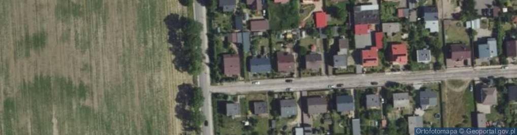Zdjęcie satelitarne Środkowa ul.