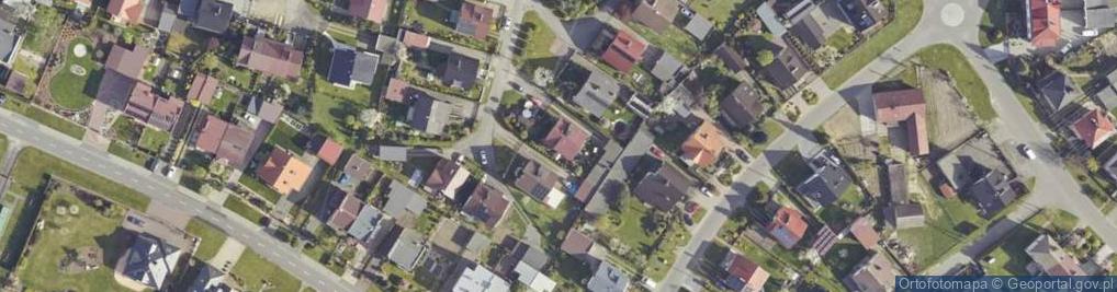 Zdjęcie satelitarne Srebrna ul.