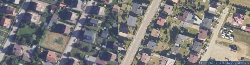 Zdjęcie satelitarne Średnia ul.